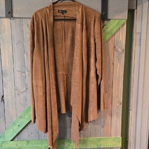 Casual Corner Tan Suede Women's Cape